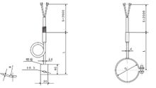 爐壁熱電偶底部安裝圖