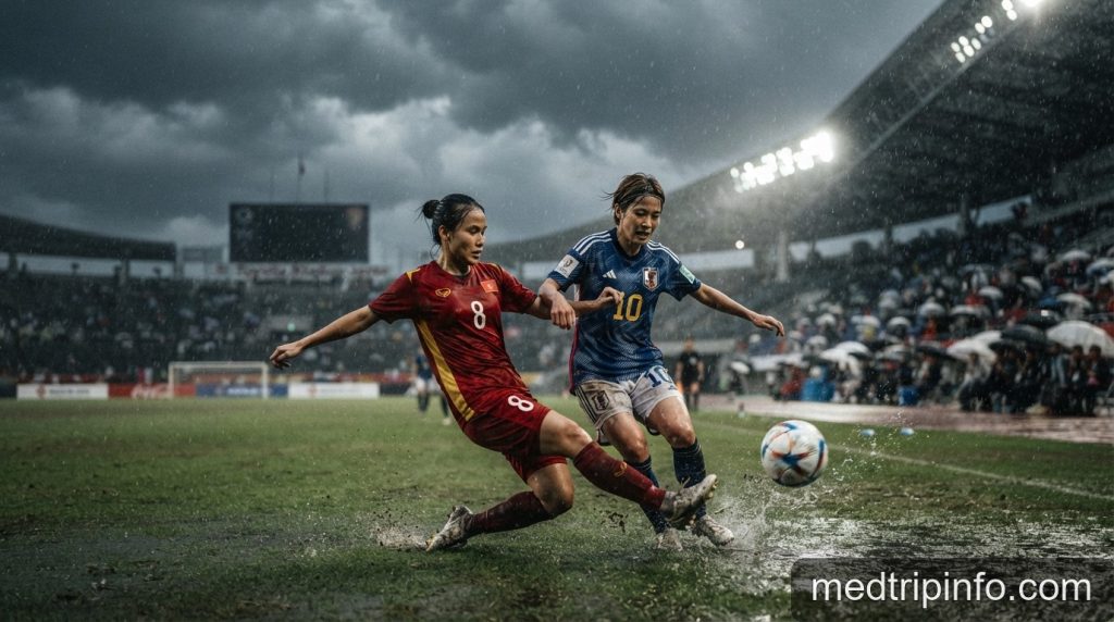 ASIAD 2026: Nữ Việt Nam đối đầu Nhật Bản trong bối cảnh bão lớn đe dọa lịch thi đấu